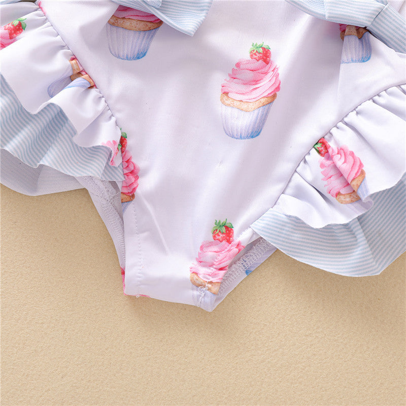 Costum de baie cu briose si fundite Drool