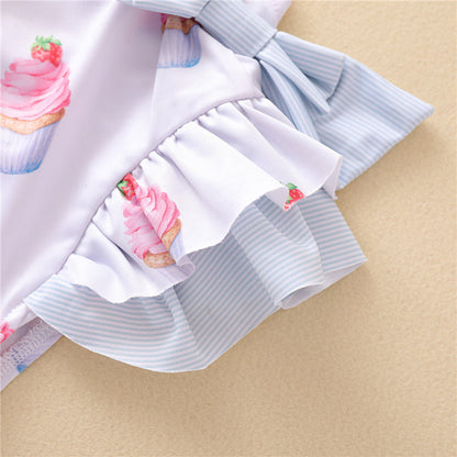 Costum de baie cu briose si fundite Drool