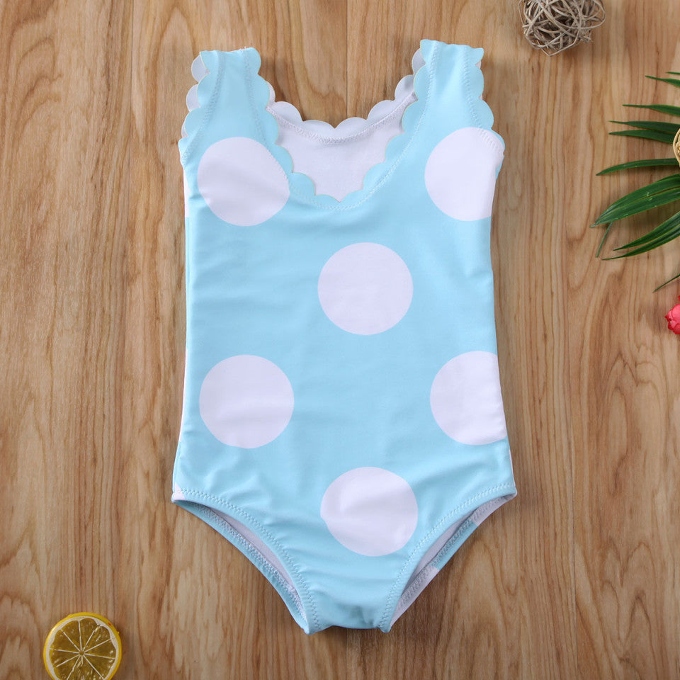 Costum de baie cu buline mari Drool