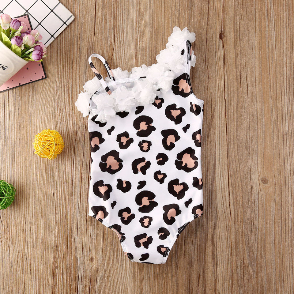 Costum de baie cu floricele atasate Drool