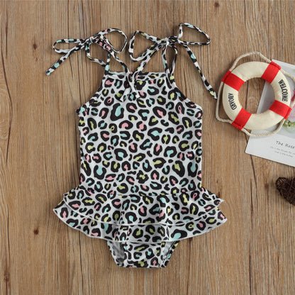 Costum de baie cu volan si bretelute Drool
