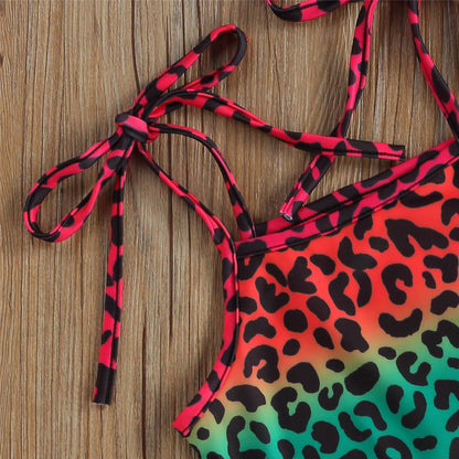 Costum de baie cu volan si bretelute Drool
