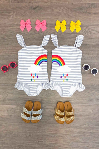 Costum de baie - Curcubeu - gemene Drool