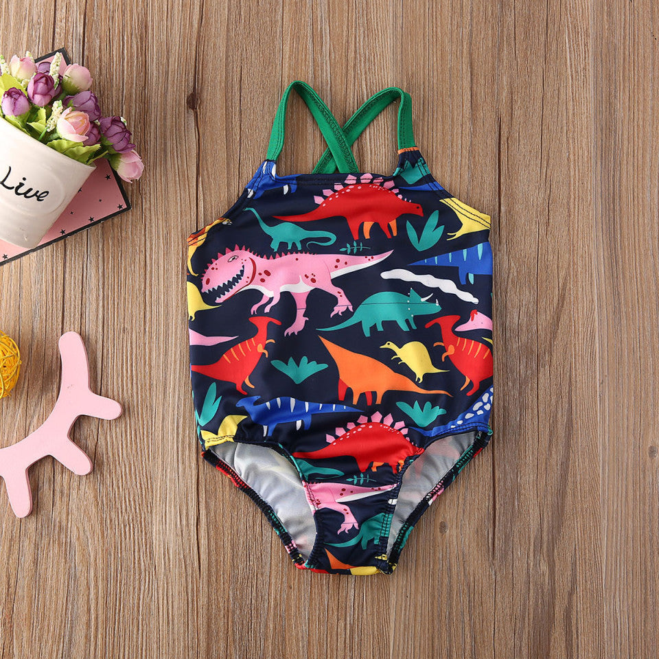 Costum de baie Dinozauri colorati Drool