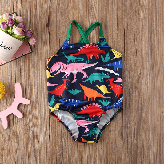 Costum de baie Dinozauri colorati Drool - Costume de baie copii