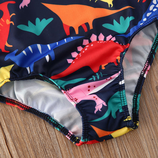 Costum de baie Dinozauri colorati Drool - Costume de baie copii