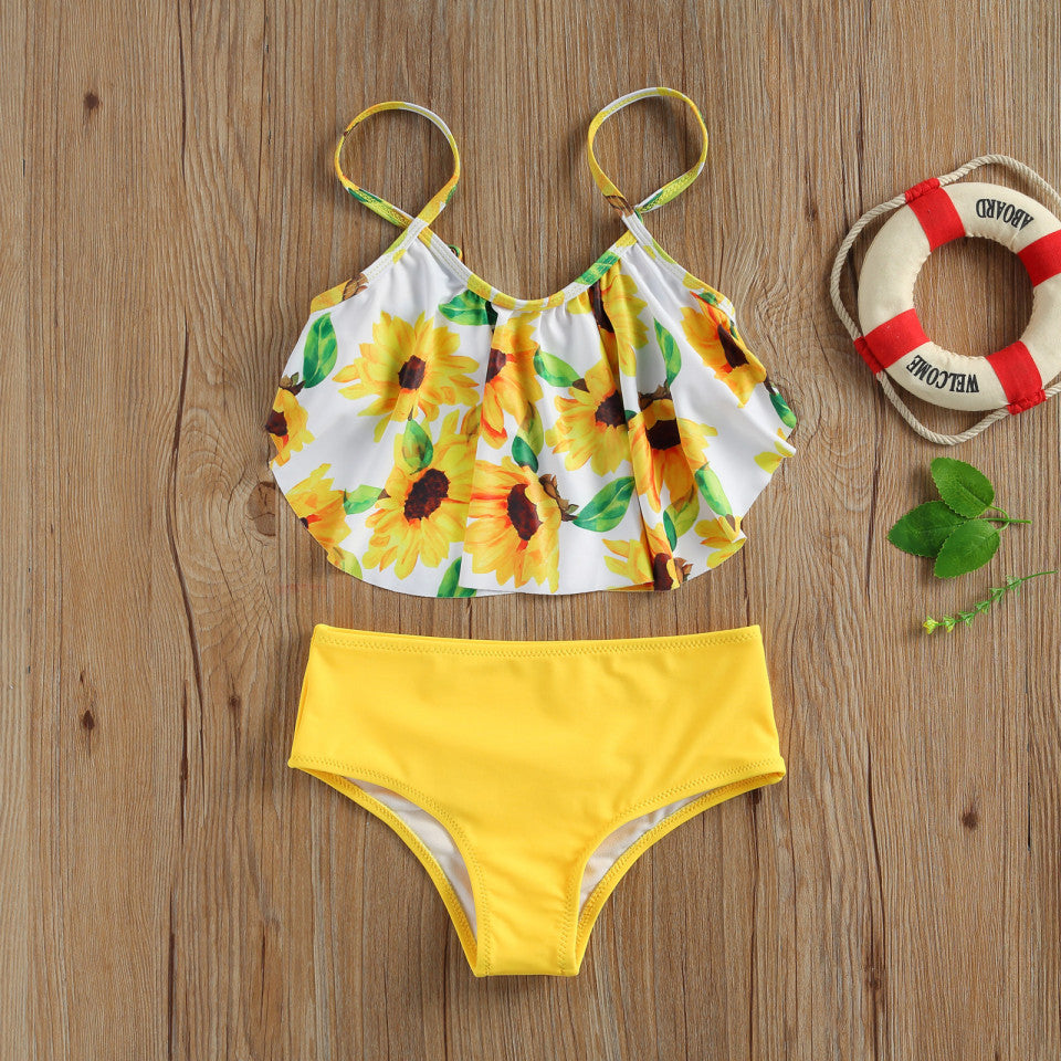 Costum de baie Floarea soarelui din 2 piese Drool