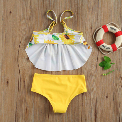 Costum de baie Floarea soarelui din 2 piese Drool