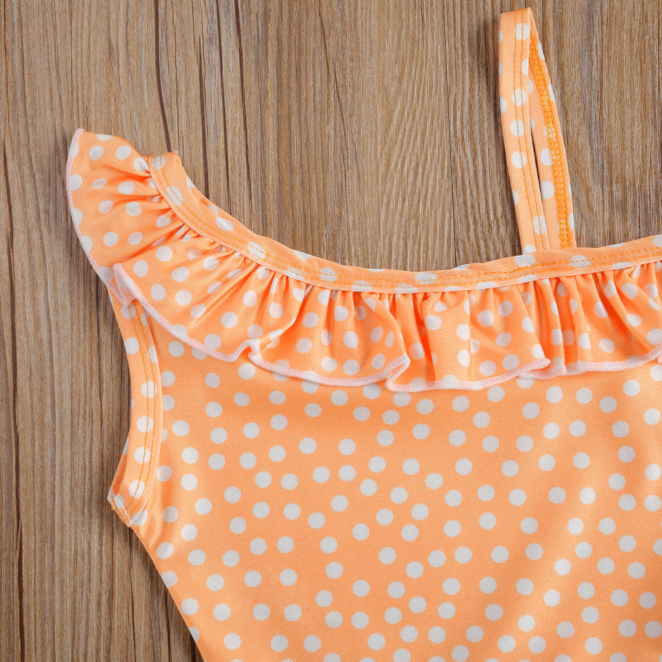 Costum de baie Galben cu buline Drool