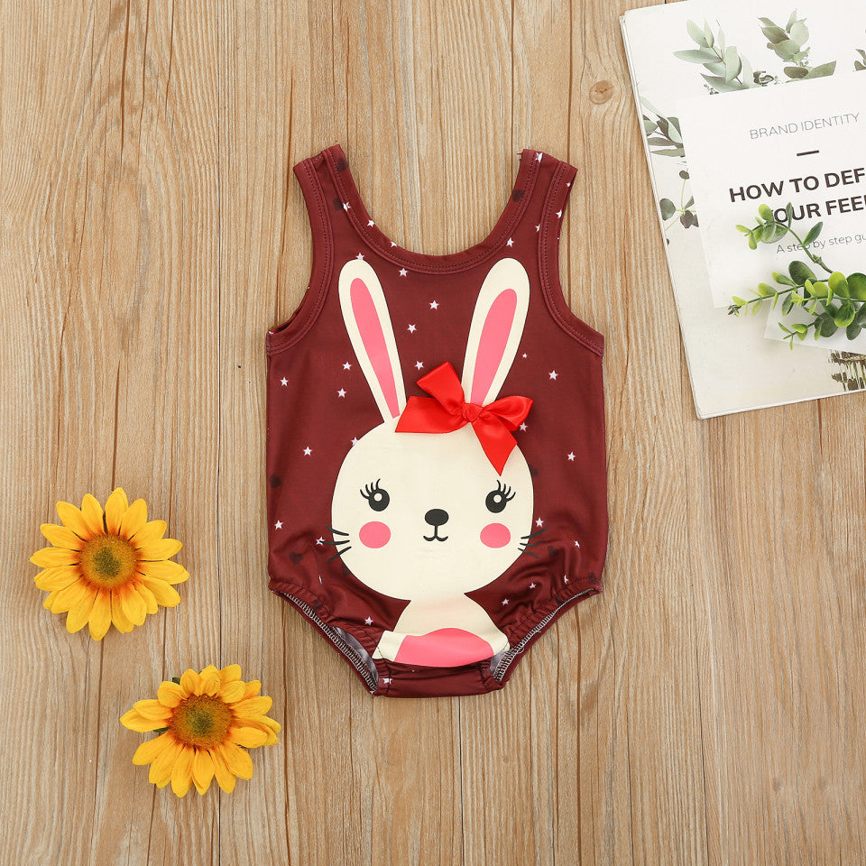 Costum de baie Iepuri cu fundita Drool