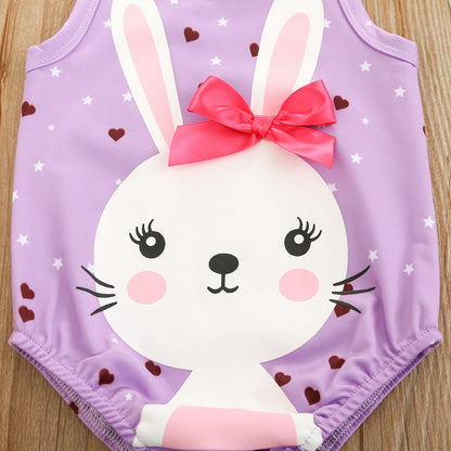 Costum de baie Iepuri cu fundita Drool
