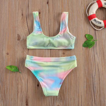 Costum de baie Multicolor din 2 piese Drool