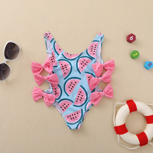 Costum de baie Pepeni cu fundite Drool - Costume de baie copii