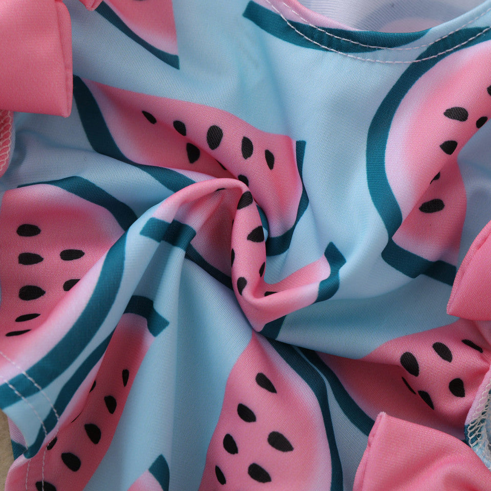 Costum de baie Pepeni cu fundite Drool