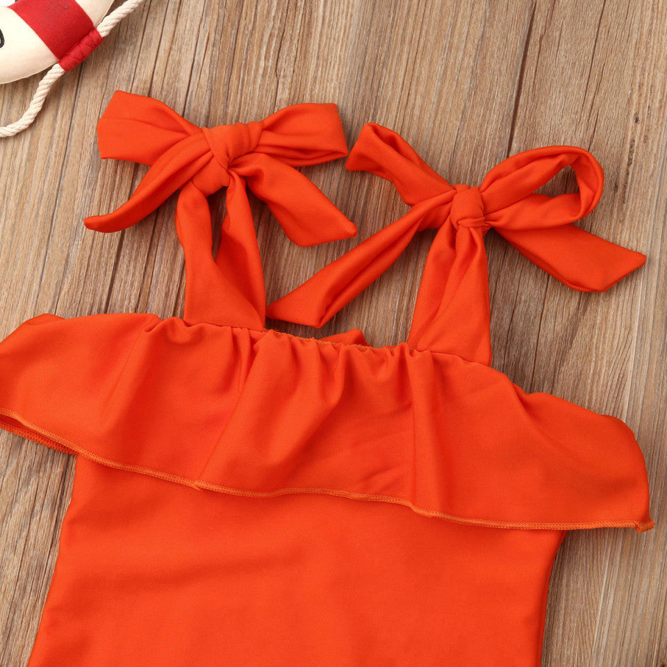 Costum de baie portocaliu Drool