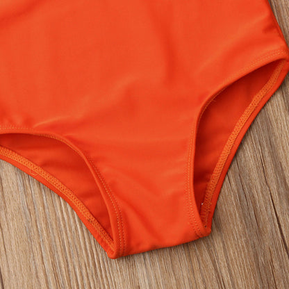 Costum de baie portocaliu Drool