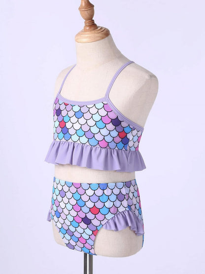 Costum de baie Sirena cu solzi Drool