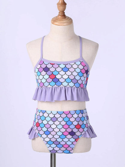 Costum de baie Sirena cu solzi Drool