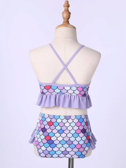 Costum de baie Sirena cu solzi Drool