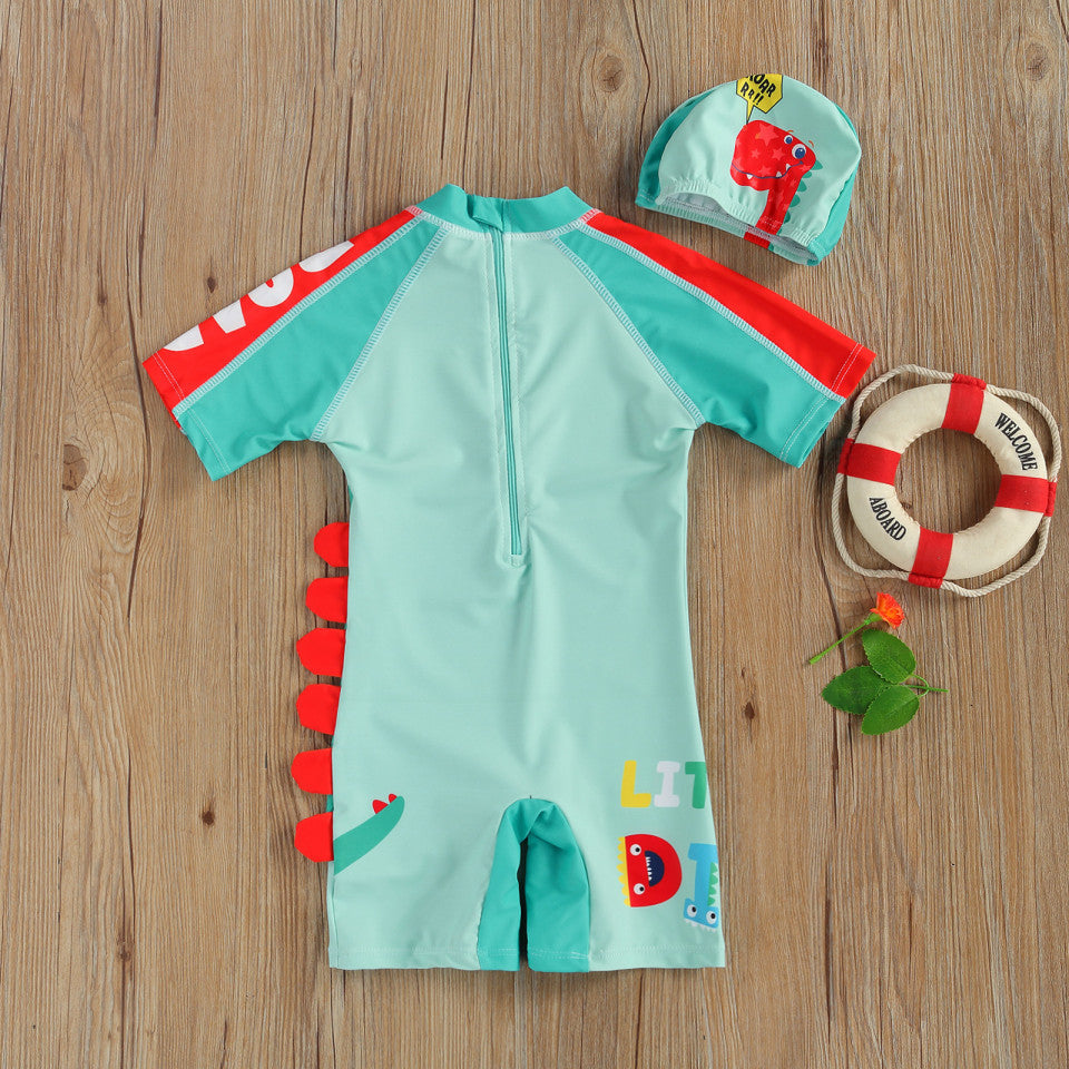 Costum intreg de surf cu dinozauri Drool