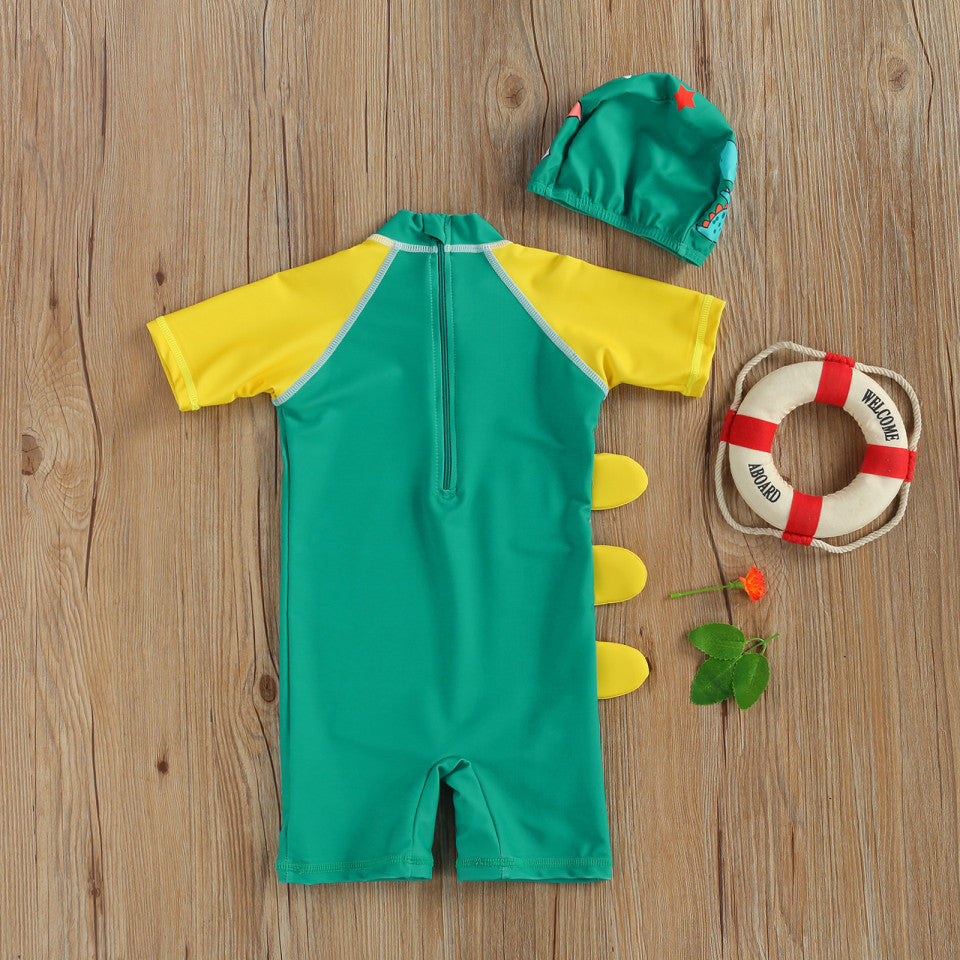 Costum intreg de surf cu dinozauri Drool