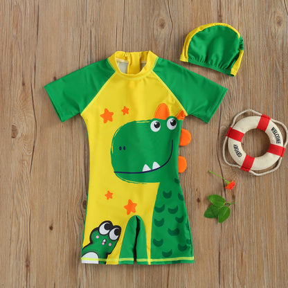 Costum intreg de surf cu dinozauri Drool
