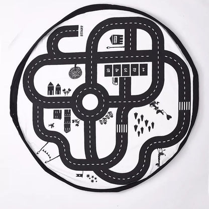 Covoras de joaca si saculet de jucarii 2 in 1 - ROADMAP Drool