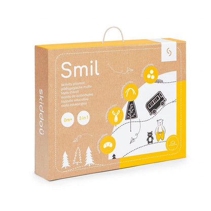 Covoras senzorial si educativ 3 in 1 Skiddou Smil