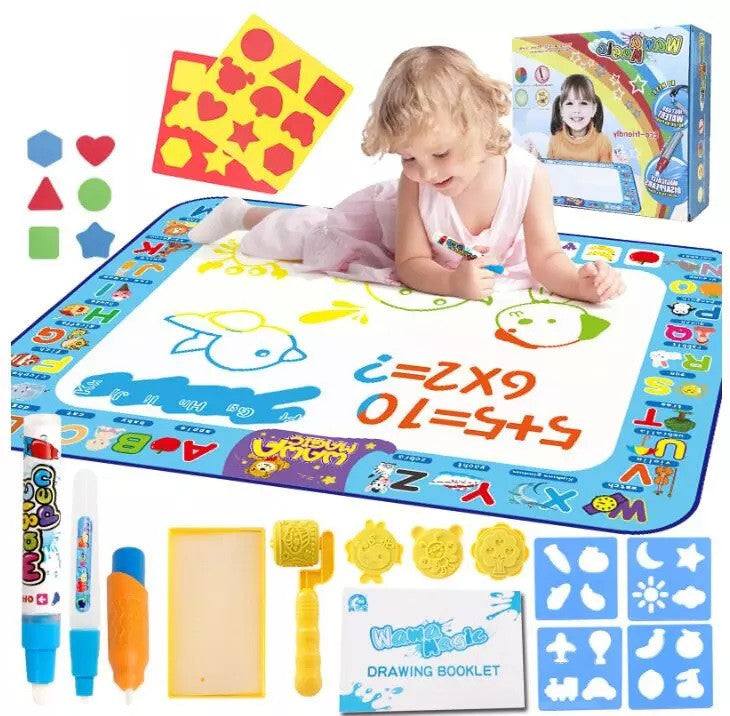 Covorasul Magic Drool - 100x80cm - Jucarie educativa de colorat cu apa Drool