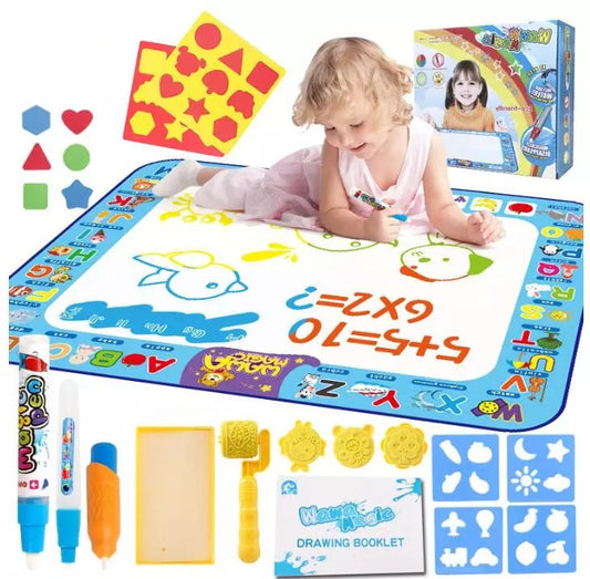 Covorasul Magic Drool - 100x80cm - Jucarie educativa de colorat cu apa Drool - Desenat, Colorat si Decupat