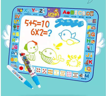 Covorasul Magic Drool - 100x80cm - Jucarie educativa de colorat cu apa Drool