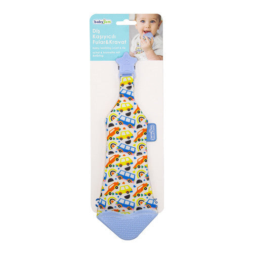 Cravata bebelusi cu accesoriu de dentitie BabyJem