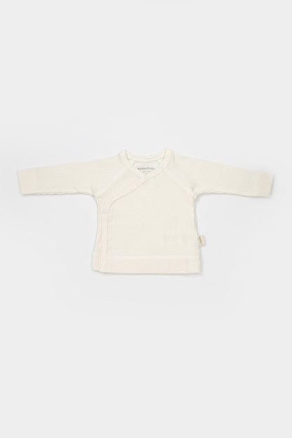 Cutie 4 piese pentru nou nascut - 100% bumbac organic - Ecru, BabyCosy