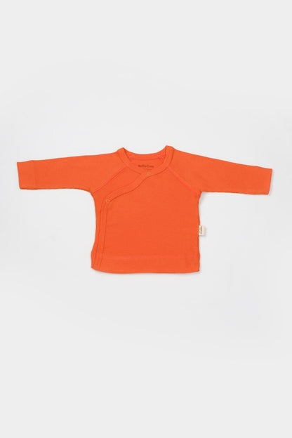 Cutie 4 piese pentru nou nascut - 100% bumbac organic - Portocaliu, BabyCosy
