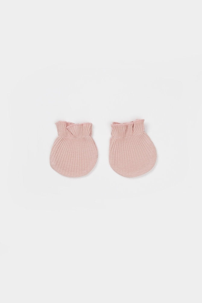 Cutie 4 piese pentru nou nascut - 100% bumbac organic - Powder, BabyCosy