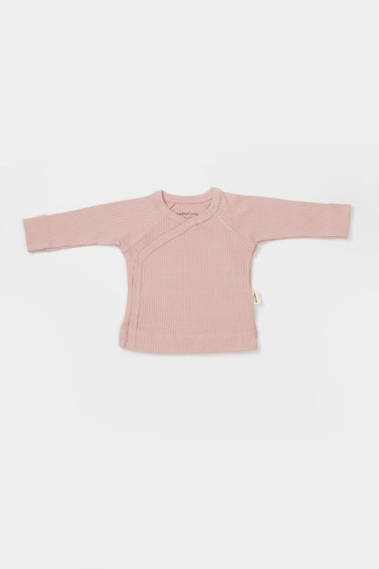 Cutie 4 piese pentru nou nascut - 100% bumbac organic - Powder, BabyCosy