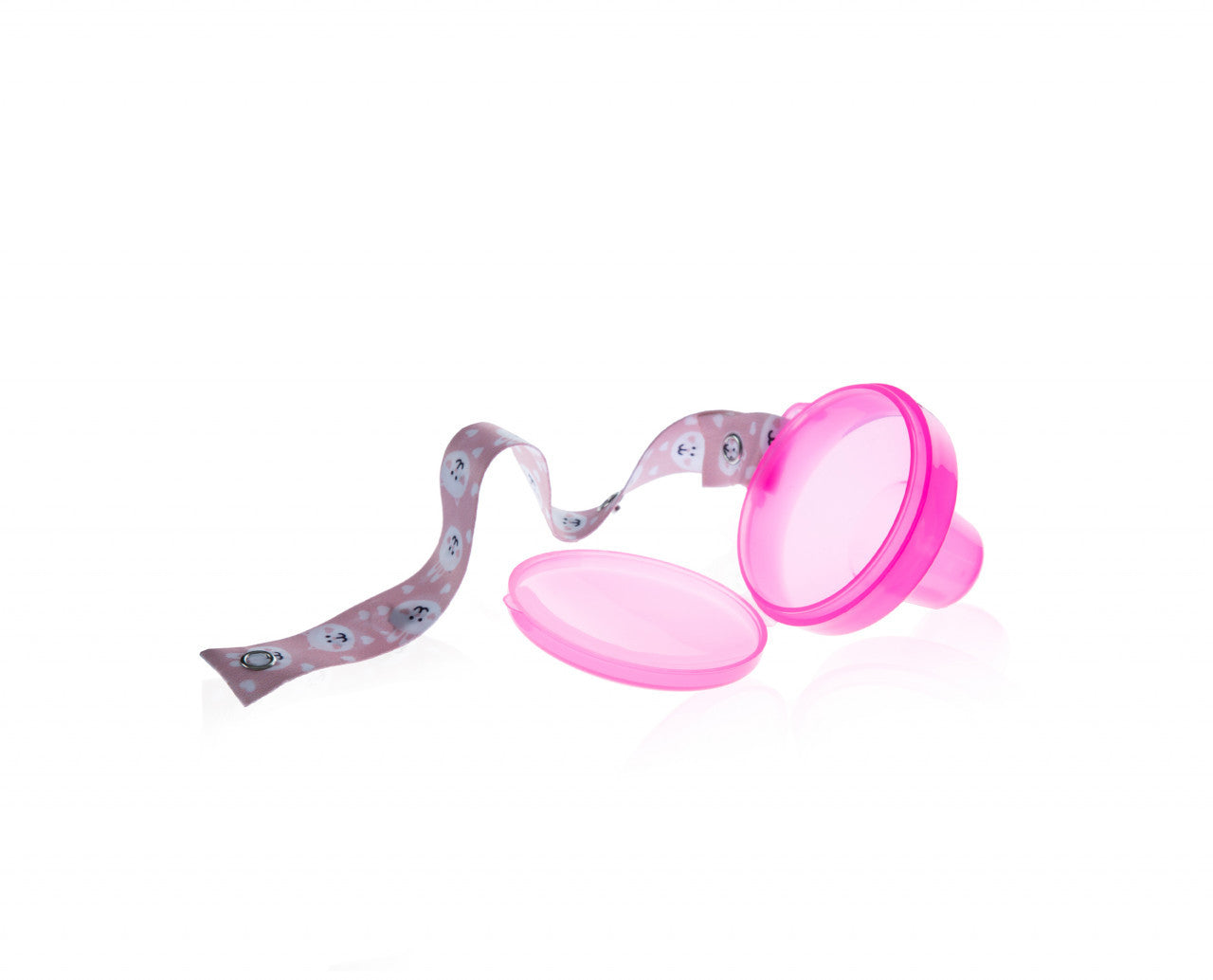 Cutiuta pentru suzeta cu lantisor BabyJem