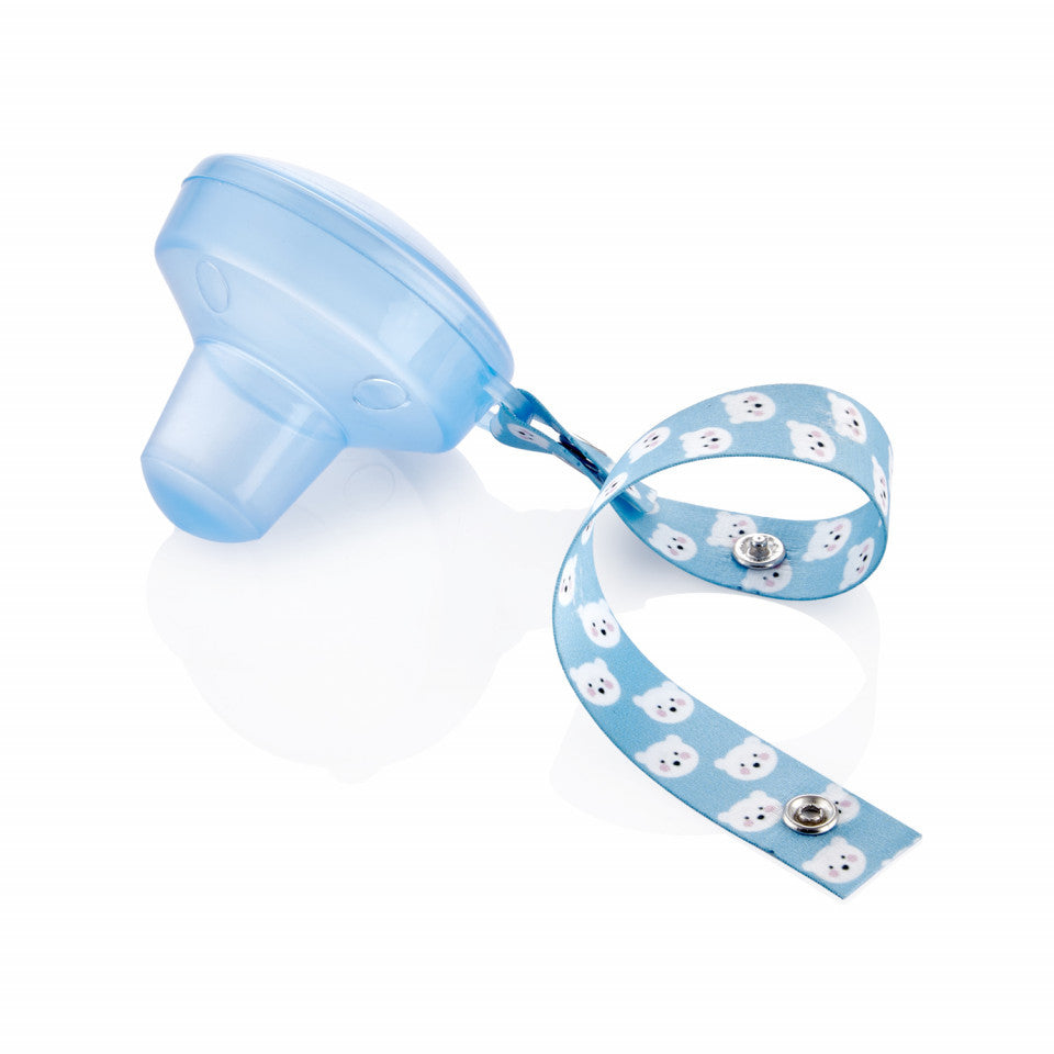 Cutiuta pentru suzeta cu lantisor BabyJem