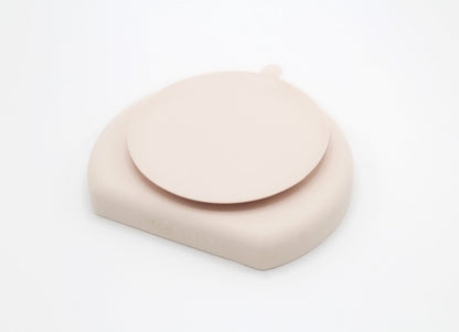 Farfurie din silicon cu 3 compartimente pentru auto-diversificare BabyJem