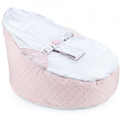 Fotoliu pentru bebelusi cu ham de siguranta BabyJem Baby Bean Bed