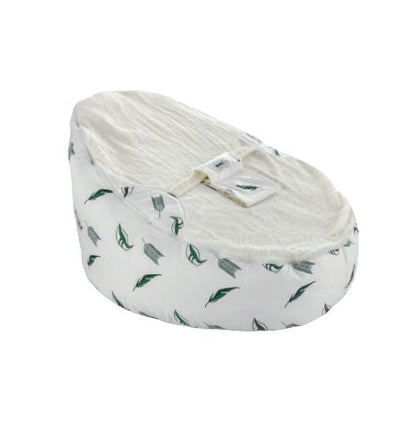 Fotoliu pentru bebelusi cu ham de siguranta BabyJem Baby Bean Bed