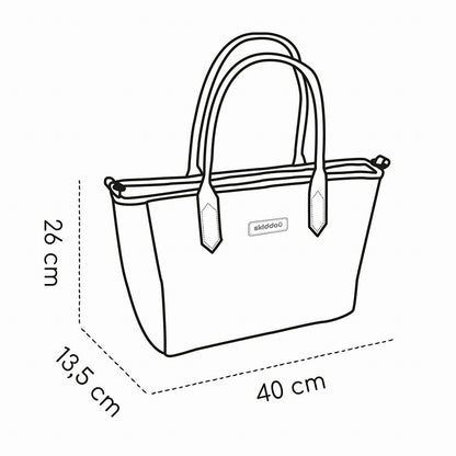 Geanta multifunctionala pentru parinti Skiddou Ingrid, Onyx, Negru