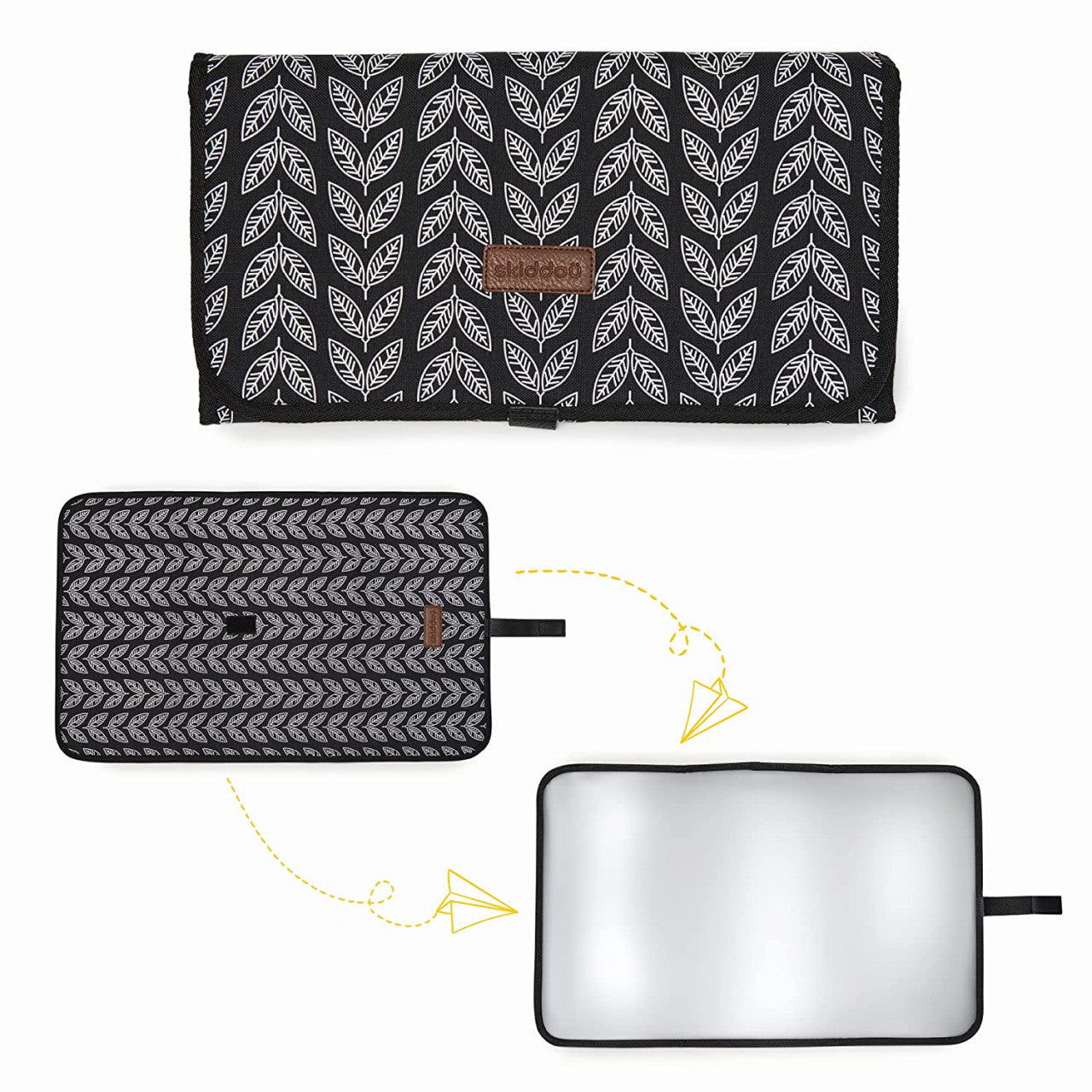 Geanta multifunctionala pentru parinti Skiddou Ingrid, Onyx, Negru