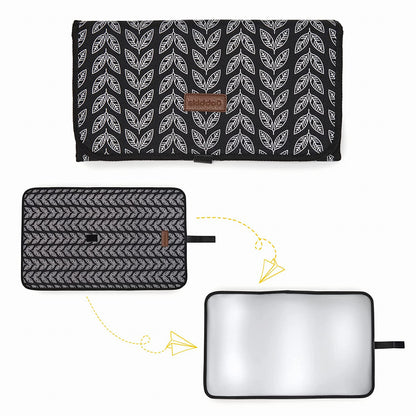 Geanta multifunctionala pentru parinti Skiddou Ingrid, Onyx, Negru