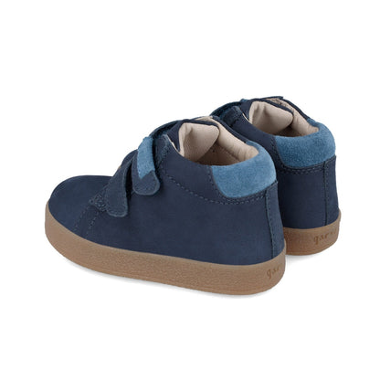 Ghete copii, piele naturala, bleumarin, Garvalin