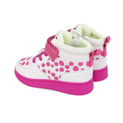 Ghetute pentru fetite cu buline, Agatha Ruiz De La Prada, alb -