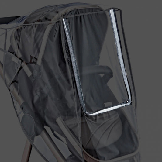 Husa de ploaie universala cu fereastra si banda reflectorizanta BabyJem