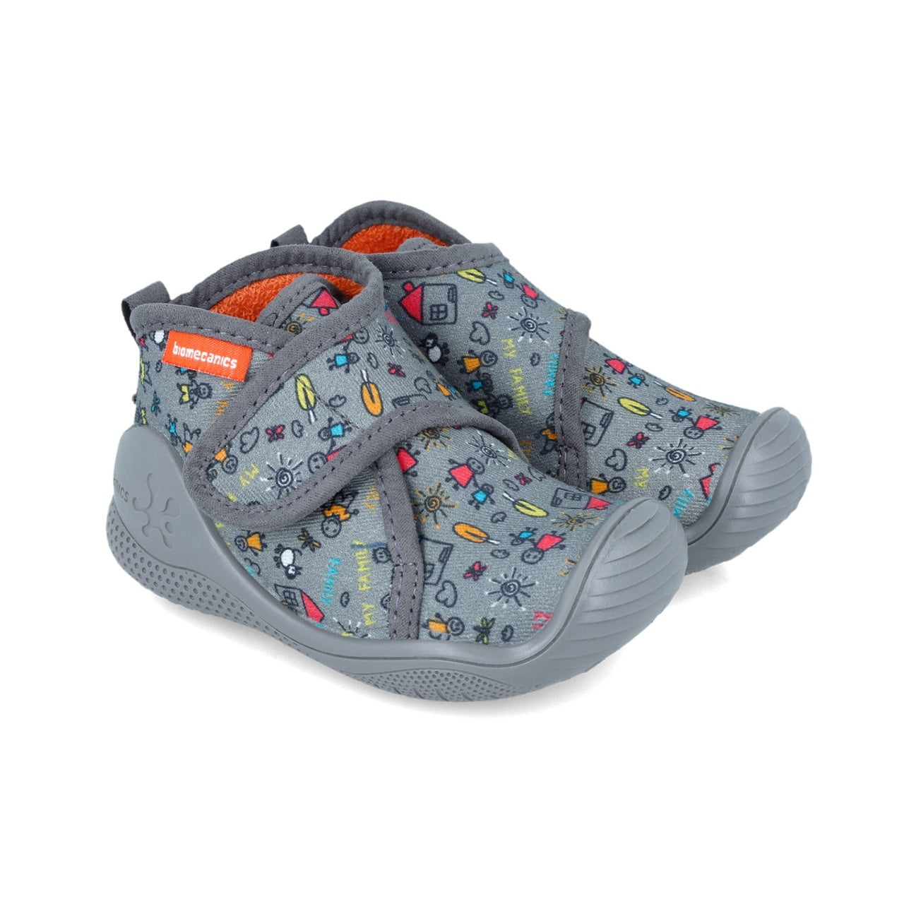 Incaltaminte de interior Biomecanics ZAPATILLA MY FAMILY, gri
