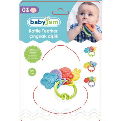 Jucarie dentitie Rattle Teether BabyJem