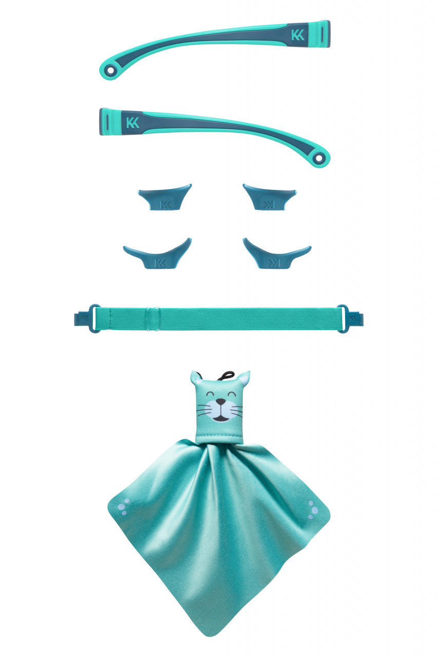 Kit accesorii pentru ochelari de soare MOKKI Click&Change, bleu